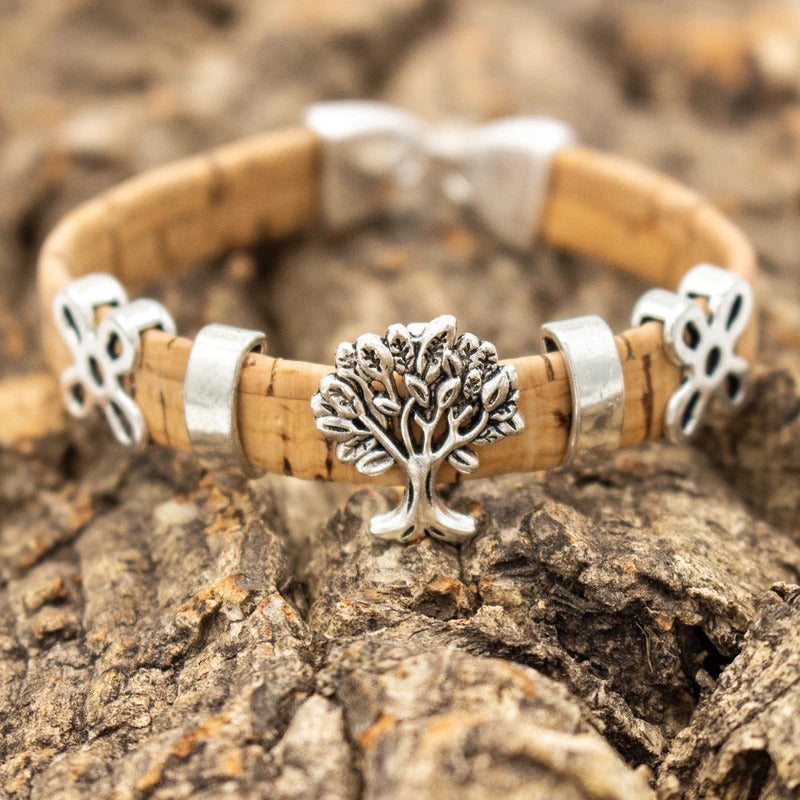 Tree of Life Cork Bracelet