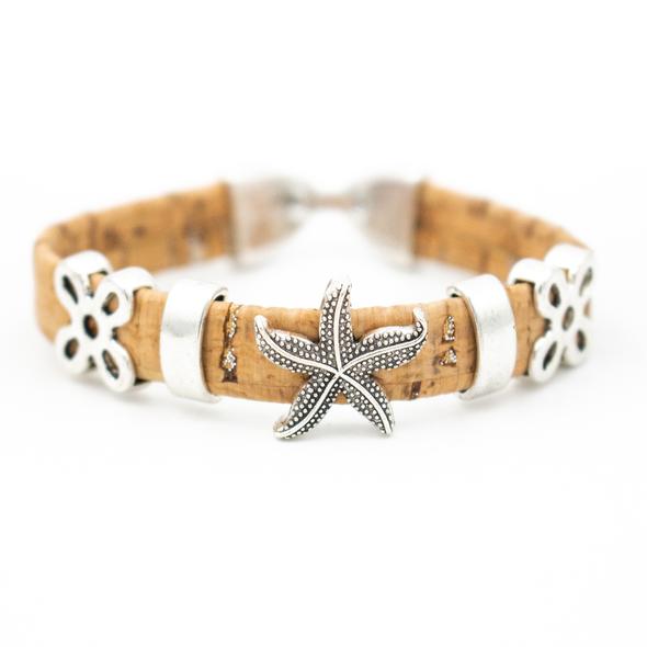 Starfish Natural Cork Bracelet