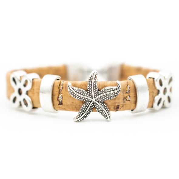 Starfish Natural Cork Bracelet